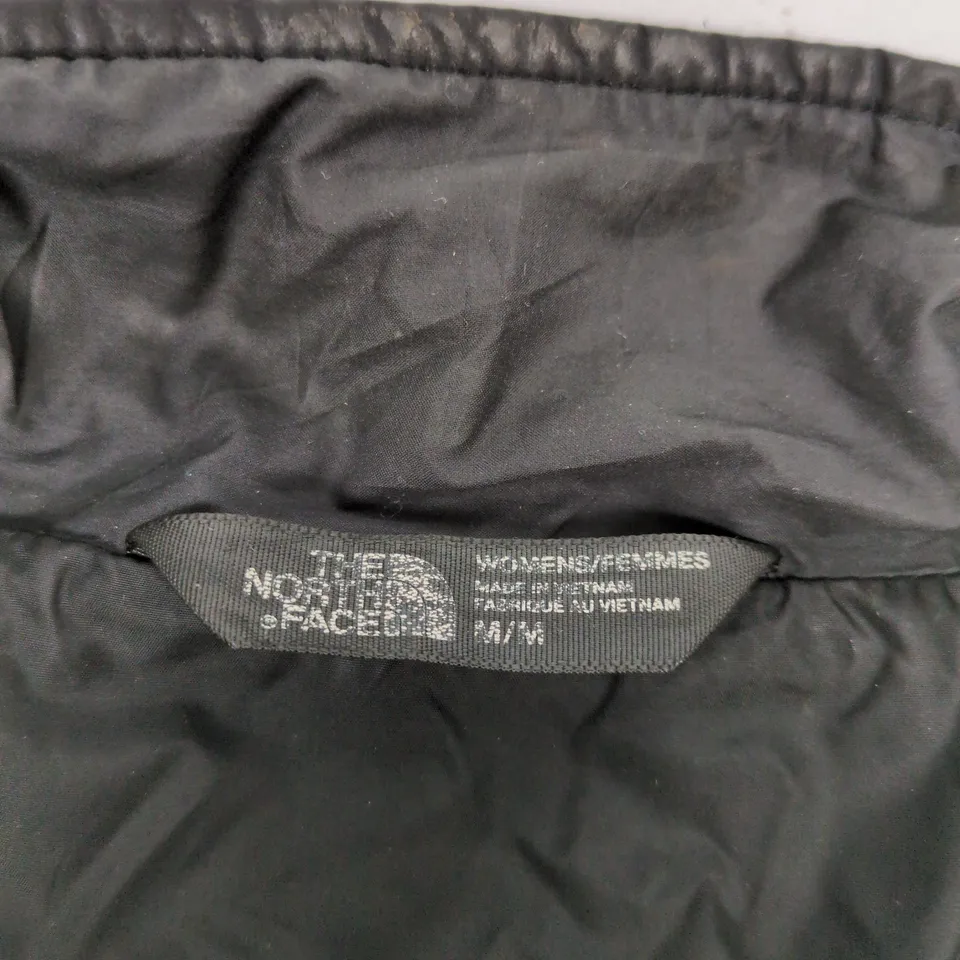 THE NORTH FACE WOMEN'S QUILTED JACKET – BLACK WITH PINK ZIP