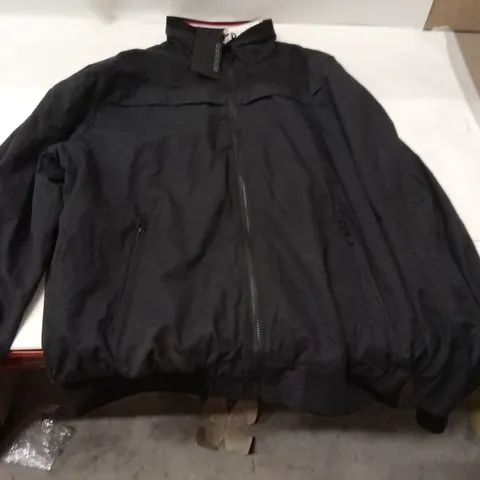 OLIVER JACOB TOM BLOUSON JET BLACK JACKET BLACK XXL UK SIZE 16