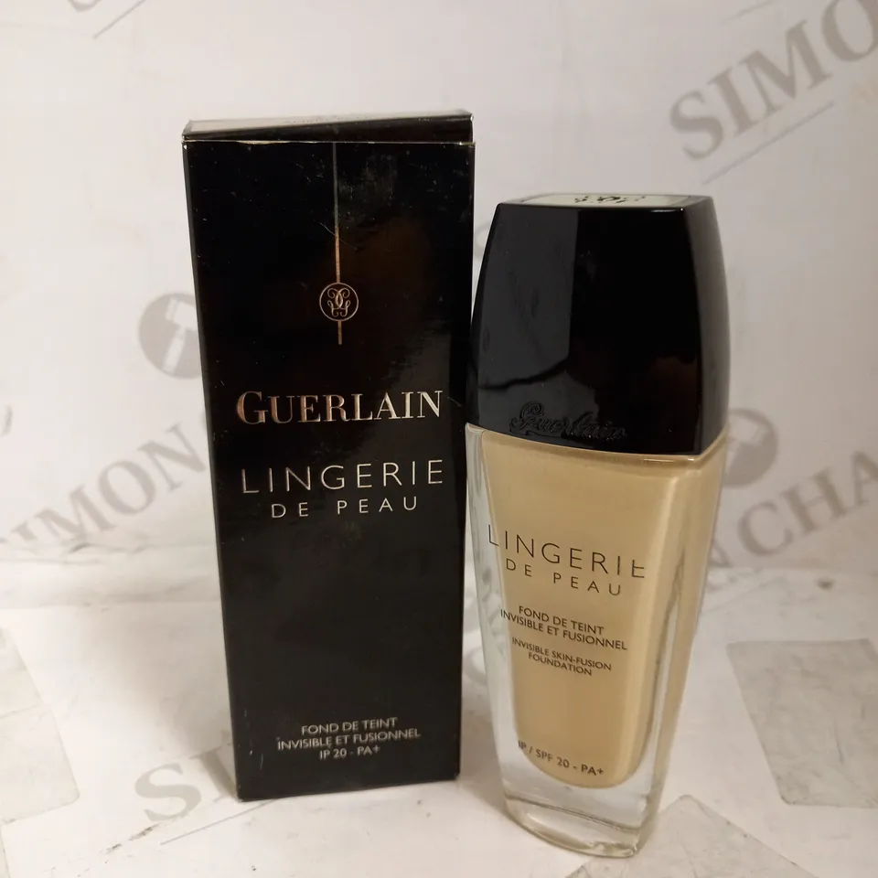 GUERLAIN LINGERIE DE PEAU INVISIBLE SKIN FUSION FOUNDATION 30ML - 31 AMBRE PALE 