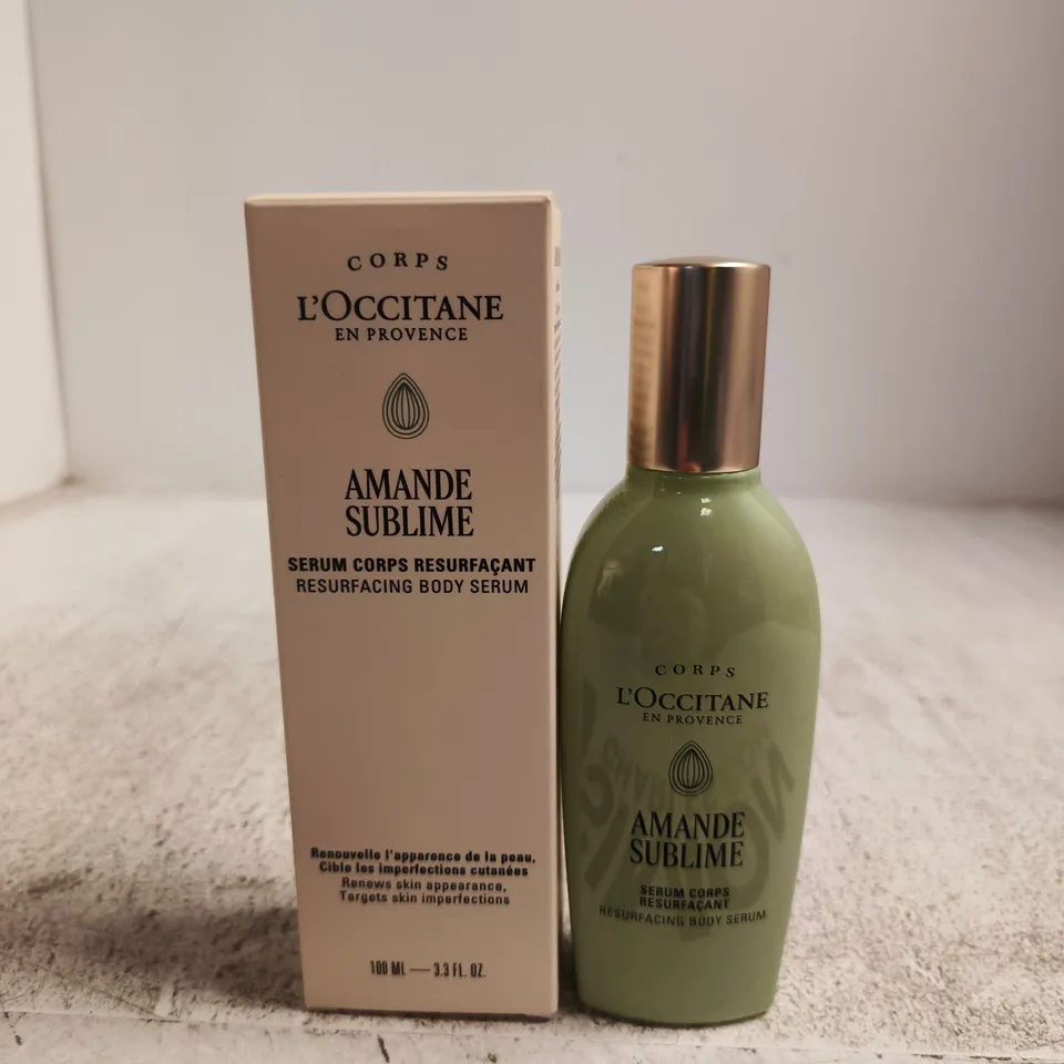 L'OCCITANE AMANDE SUBLIME BODY SERUM 100 ML – BOXED