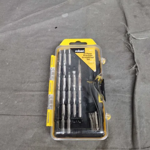 ROLSON 31 PIECE PRECISION SCREWDRIVER SET – YELLOW CASE