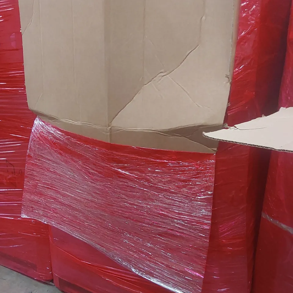 PALLET CONTAINING A LARGE QUANTITY OF ASSORTED ITEMS INCLUDING: REOBRIX BLACK PEARL MODEL, AKITAS VACUUM CLEANER, BLINDS, MATTRESS ECT