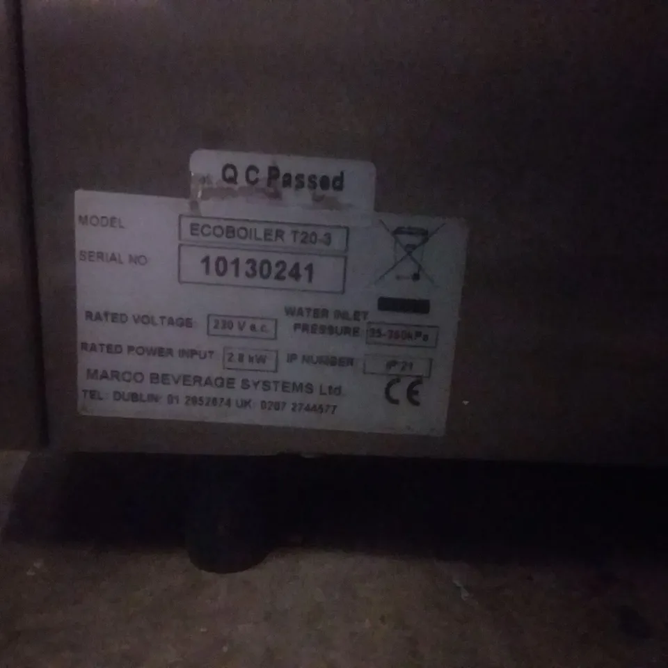 MARCO T20-3 ECOBOILER 