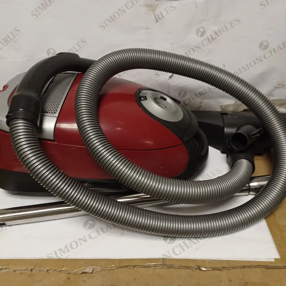 MIELE COMPACT C2 CAT & DOG BAGGED CYLINDER VACUUM CLEANER, MANGO RED