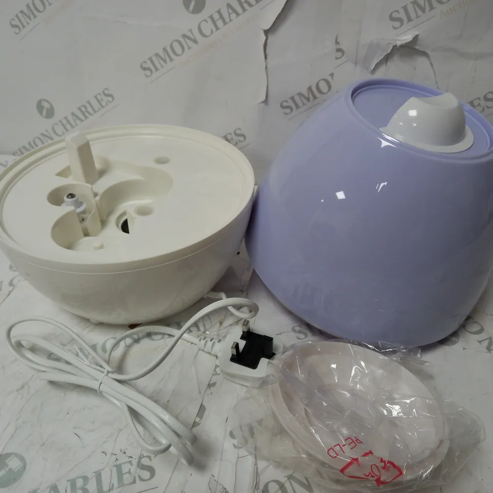 BELL & HOWELL COLOUR CHANGING ULTRASONIC HUMIDIFIER
