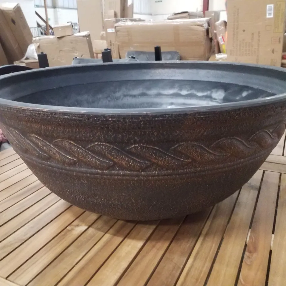 CANVAS PLANT POT - BLACK