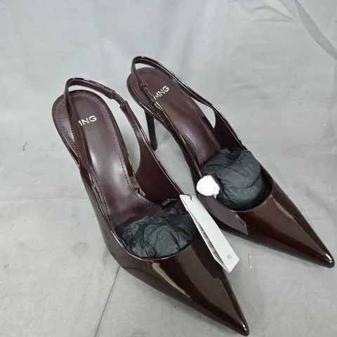 PAIR OF MNG LEATHER HEELED SHOES - 3