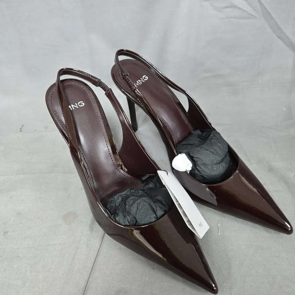 PAIR OF MNG LEATHER HEELED SHOES - 3