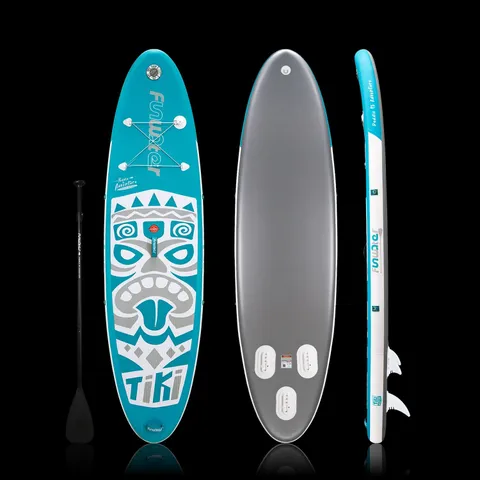 BOXED  TIKI 10'6" INFLATABLE PADDLE BOARD ACCESSORIES MAY BE MISSING 