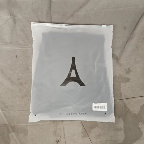 BAGGED MANIÉRE DE VOIR THERESE TAILORED BUTTON DETAIL TROUSERS IN BLACK SIZE 12