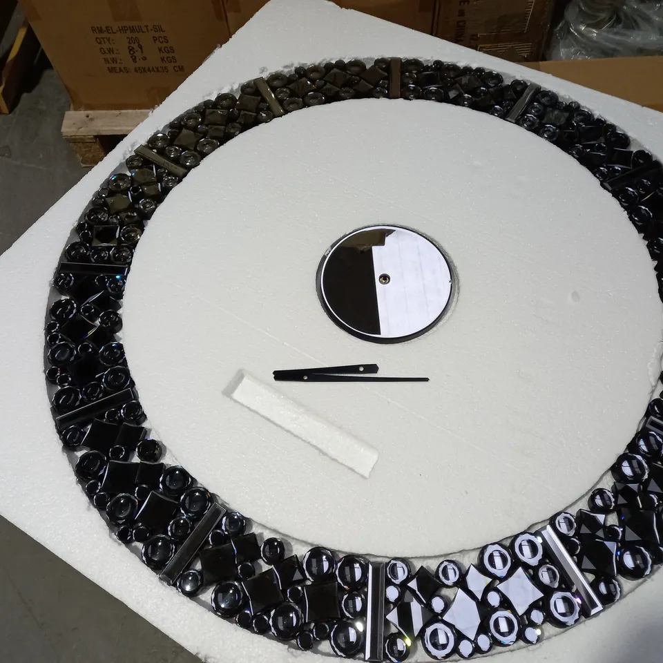 JM BY JULIEN MACDONALD CRYSTAL WALL CLOCK