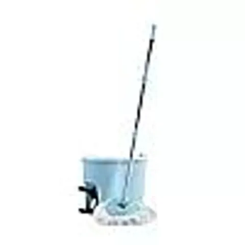 SPIN MOP BUCKET SYSTEM WITH 2 MICROFIBRE HEADS