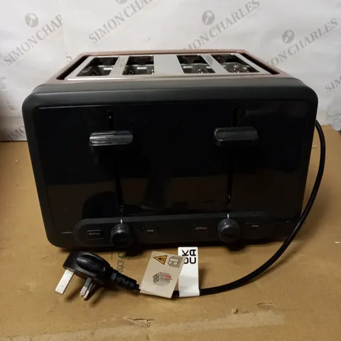 BOSCH 4 SLOT STAINLESS STEEL TOASTER WITH VARIABLE CONTROLS - COPPER
