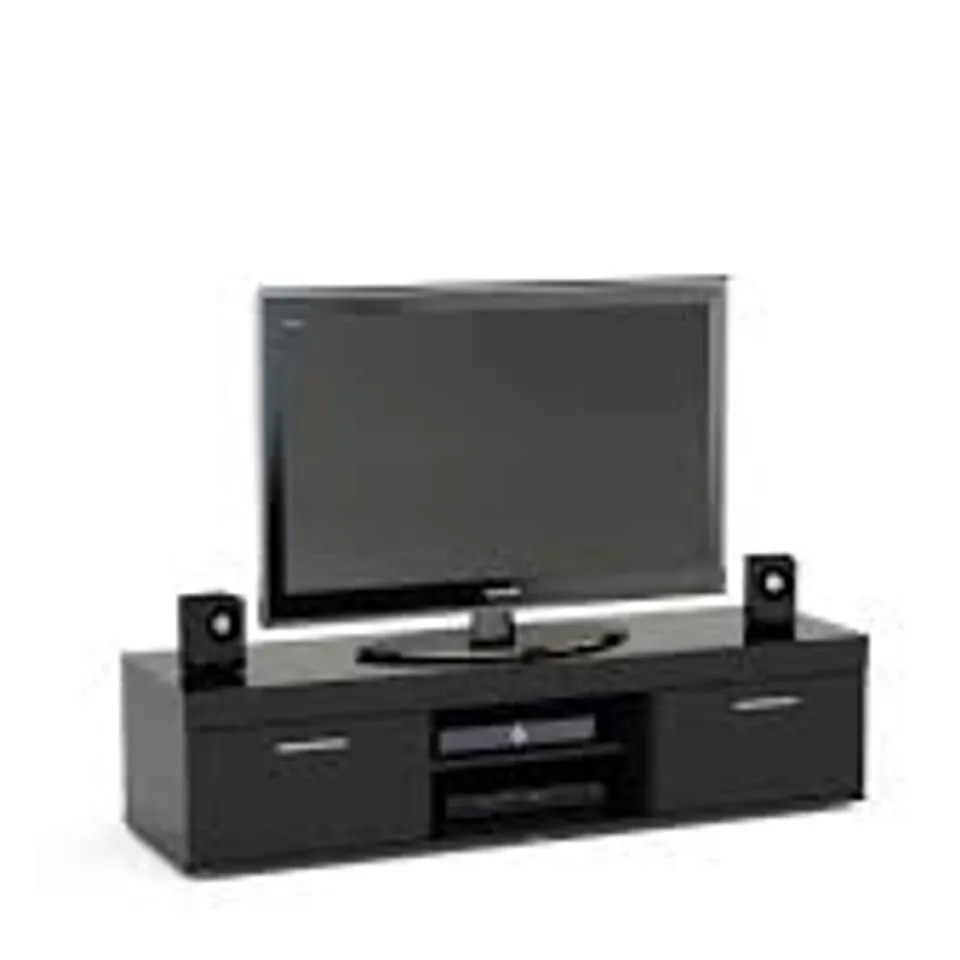 BOXED EDGEWARE TV UNIT BLACK 