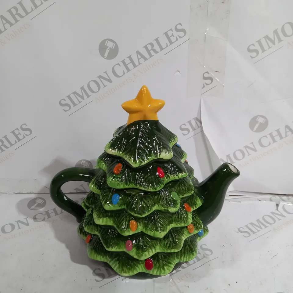 BOXED MR NOST TREE TEAPOT 