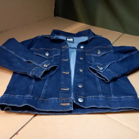 RECLAIMED VINTAGE BLUE DENIM JACKET - SIZE 10