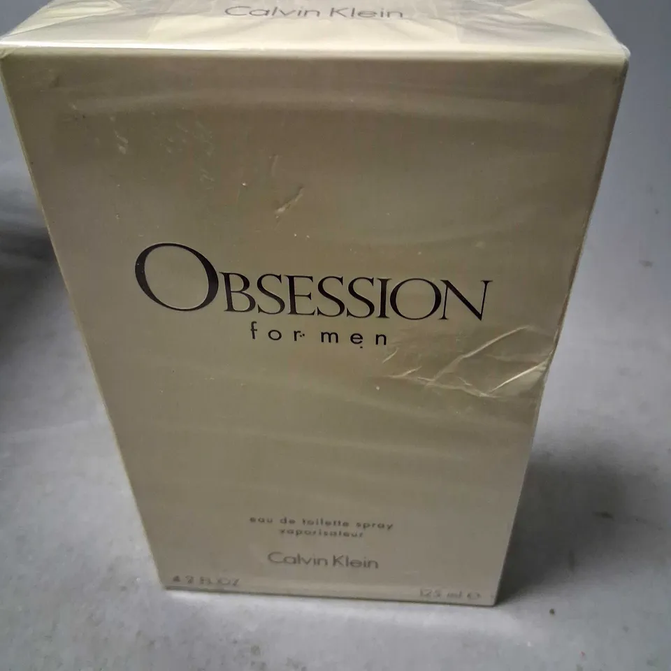 BOXED AND SEALED OBSESSION FOR MEN CALVIN KLEIN EAU DE TOILETTE 125ML