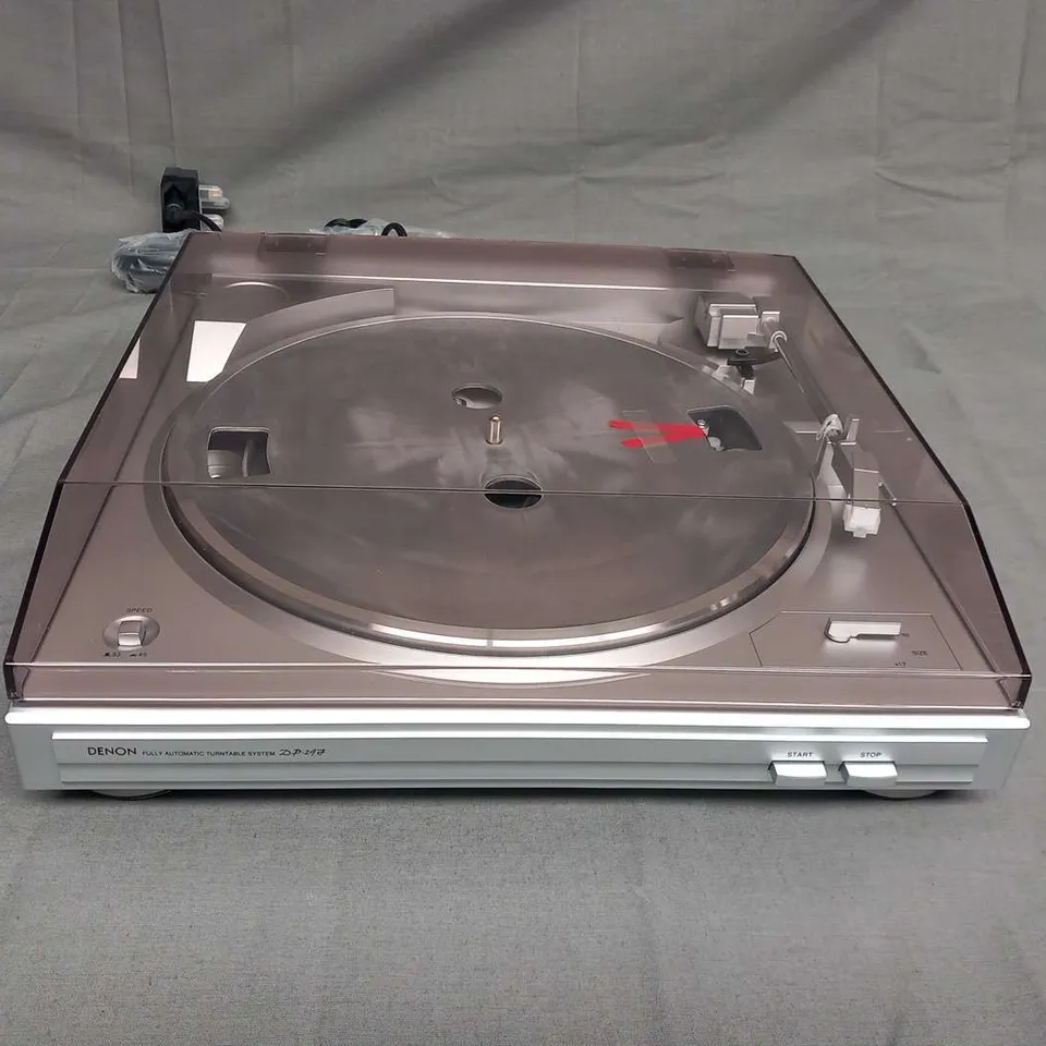DENON DP29F SILVER TURNTABLE