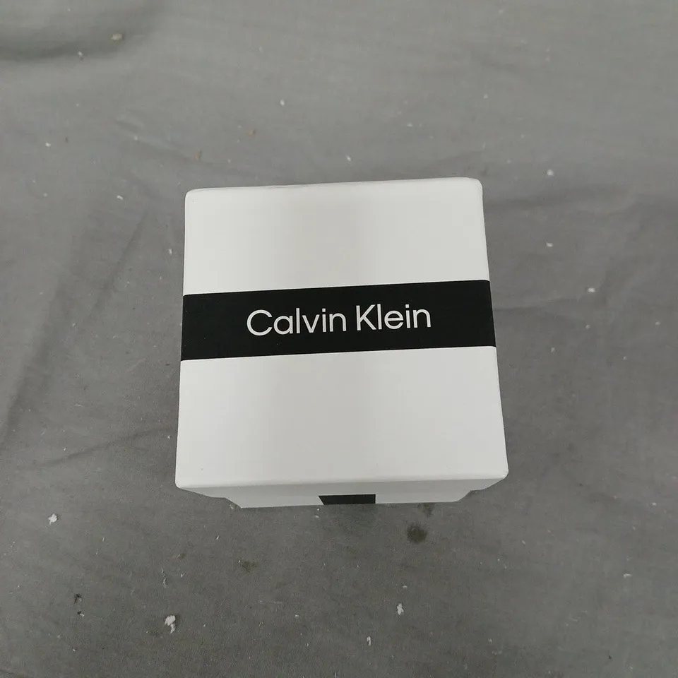 CALVIN KLEIN WATCH – BLACK MESH STRAP, SQUARE CASE