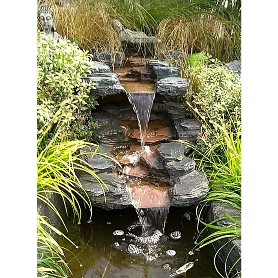 BOXED REEDE OUTDOOR WEATHER RESISTANT FLOOR FOUNTAIN (1 BOX)
