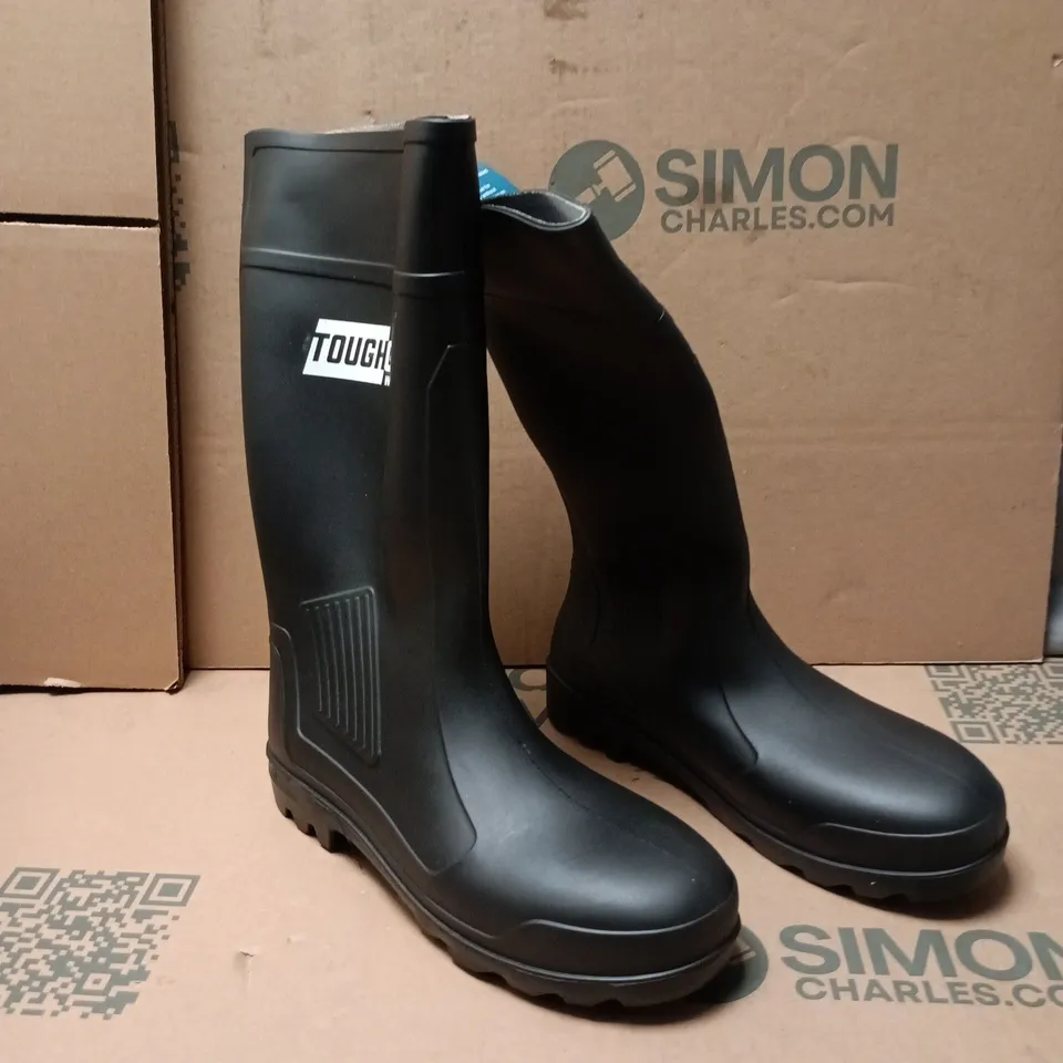 TOUGHGRIT LARCH S5 SAFETY WELLINGTON BOOTS – UK 11 (EU 46, US 12)