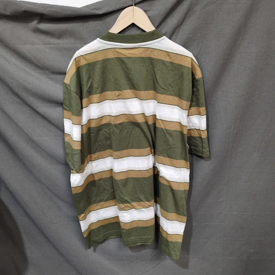 ADIDAS STRIPED CAMOUFLAGE T-SHIRT – UK XL