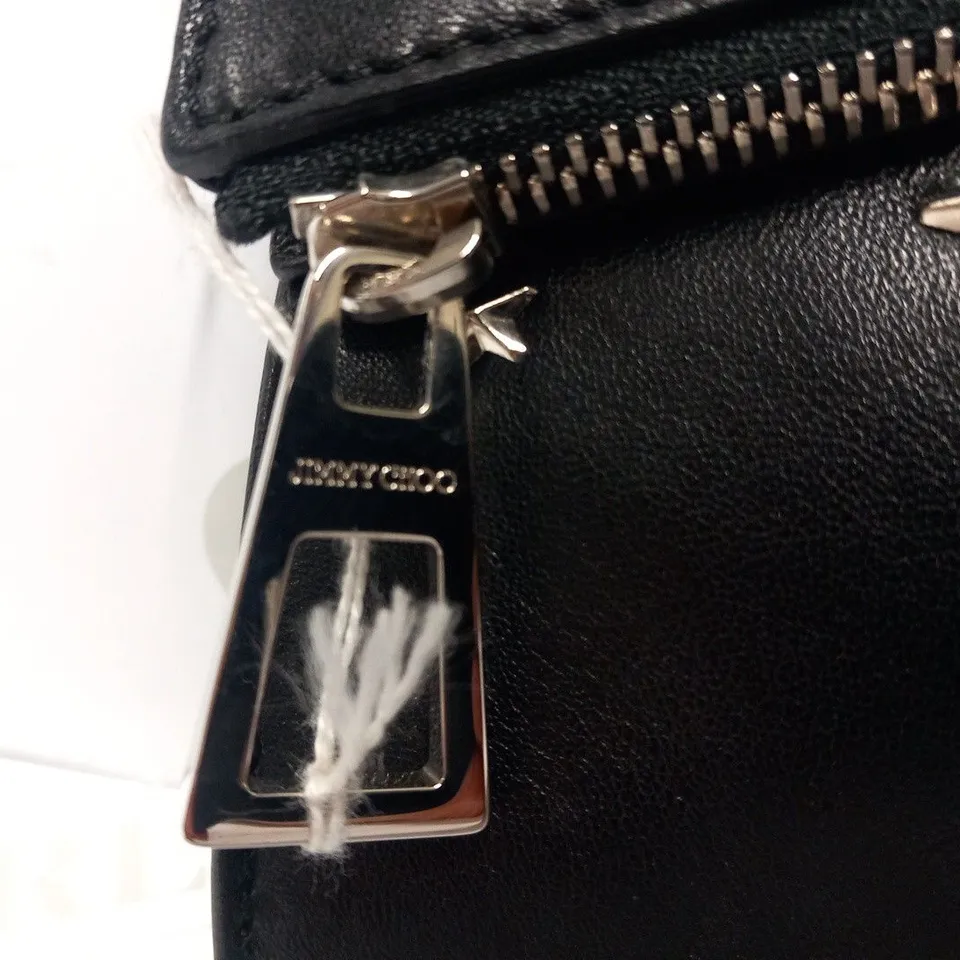 JIMMY CHOO SISI BLACK CLUTCH BAG