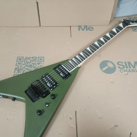 JACKSON ELECTRIC GUITAR IN MATTE GREEN FINISH