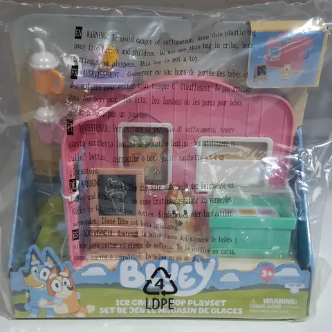 BLUEY ICE CRAM SHOP PLAYSET