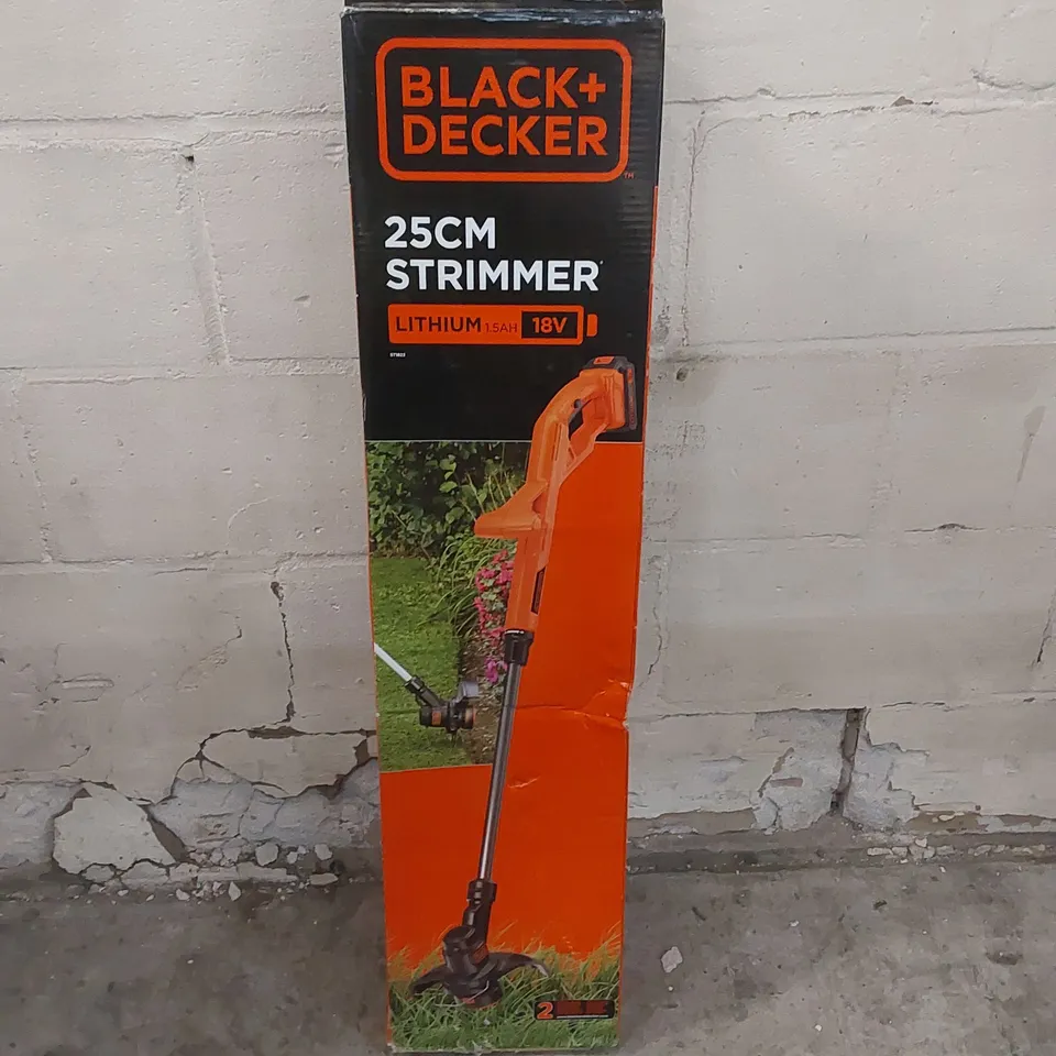 BOXED BLACK+DECKER 25cm TRIMMER  - ST1823