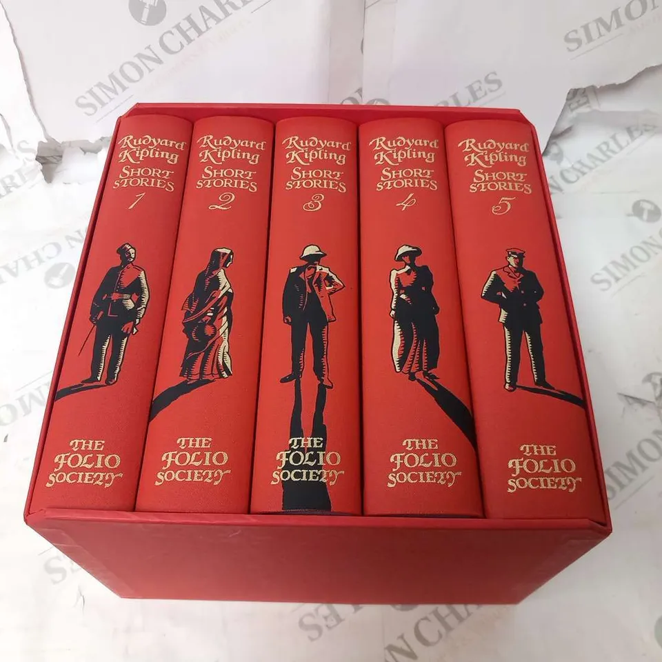 BOXED RUDYARD KIPLING COLLECTED SHORT STORIES 1-5 THE FOLIO SOCIETY