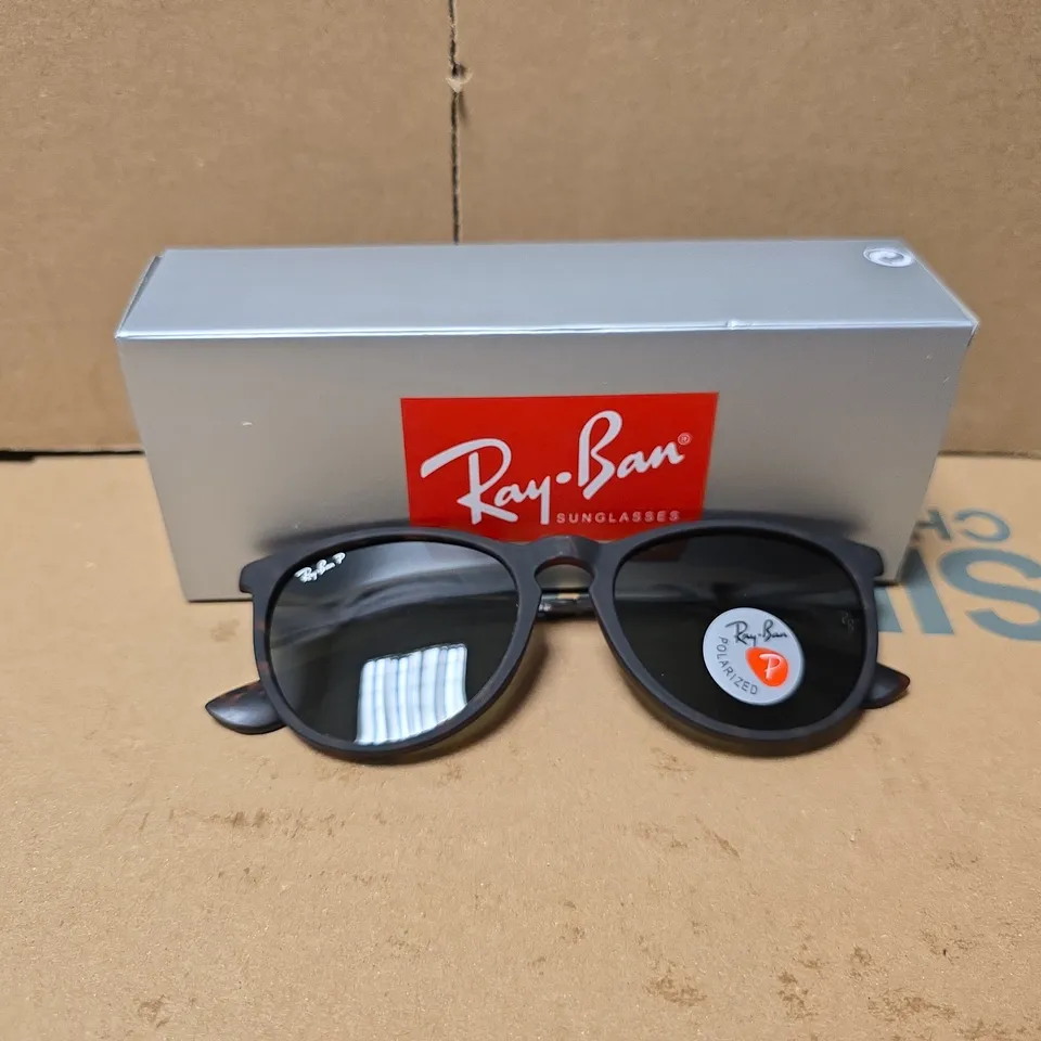 BOXED RAYBAN ERIKA CLASSIC SUNGLASSES IN LIGHT HAVANA