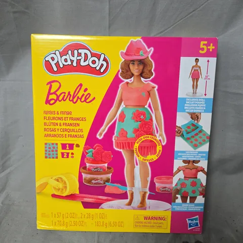 PLAY DOH BARBIE FLORALS AND FRINGE