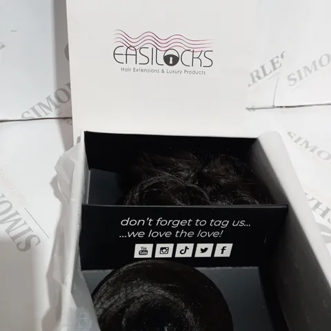 BOXED SET OF 2 EASILOCKS POWER SCRUNCHIE DARK CHOCOLATE