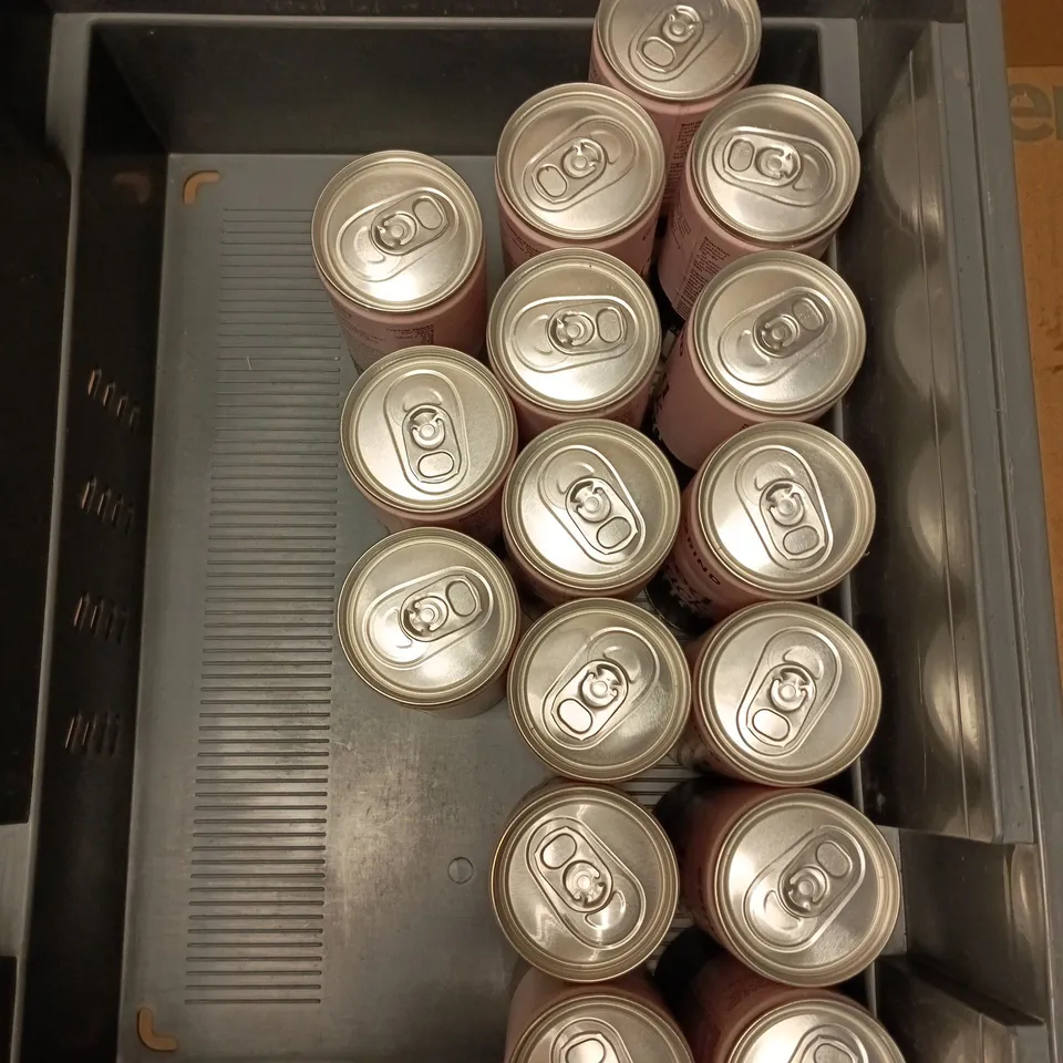 16 X GRIND ICED BLACK COFFEE CANS - 16 X 250ML