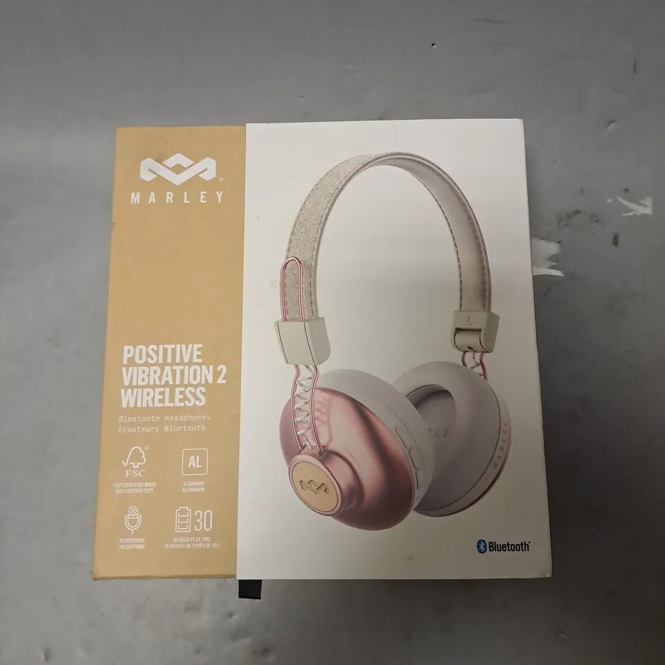 MARELTY POSITIVE VIBRATION 2 WIRELESS HEADPHONES WHITE/PINK 