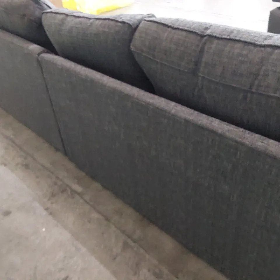 DESIGNER FOUR SEATER SOFA (2 × TWO SEATER SECTIONS) 1 SECTION METAL ACTION SOFABED