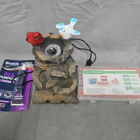 APPROXIMATELY 10 ASSORTED HOUSEHOLD ITEMS TO INCLUDE ALL PURPOSE CLEAR GLUE, ETC