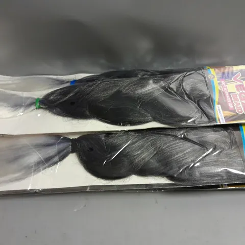 LOT OF APPROX 20 OLIVIA COLLECTION VEGA BRAID HAIR PIECES. 2 COLOURS