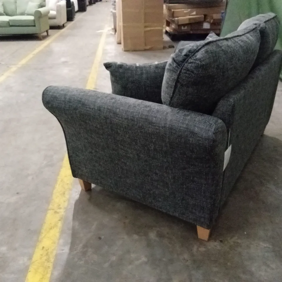 ALSOP 2 SEATER FABRIC SOFA - CHARCOAL RRP £729