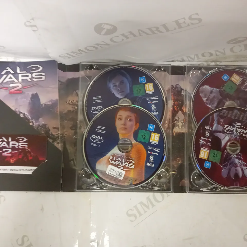 LOT OF HALO WARS 2 PC PHYSICAL EDITION (PC DVD) AND LOT OF HALO WARS 2 ULTIMATE EDITION PC PHYSICAL EDITION (PC DVD)