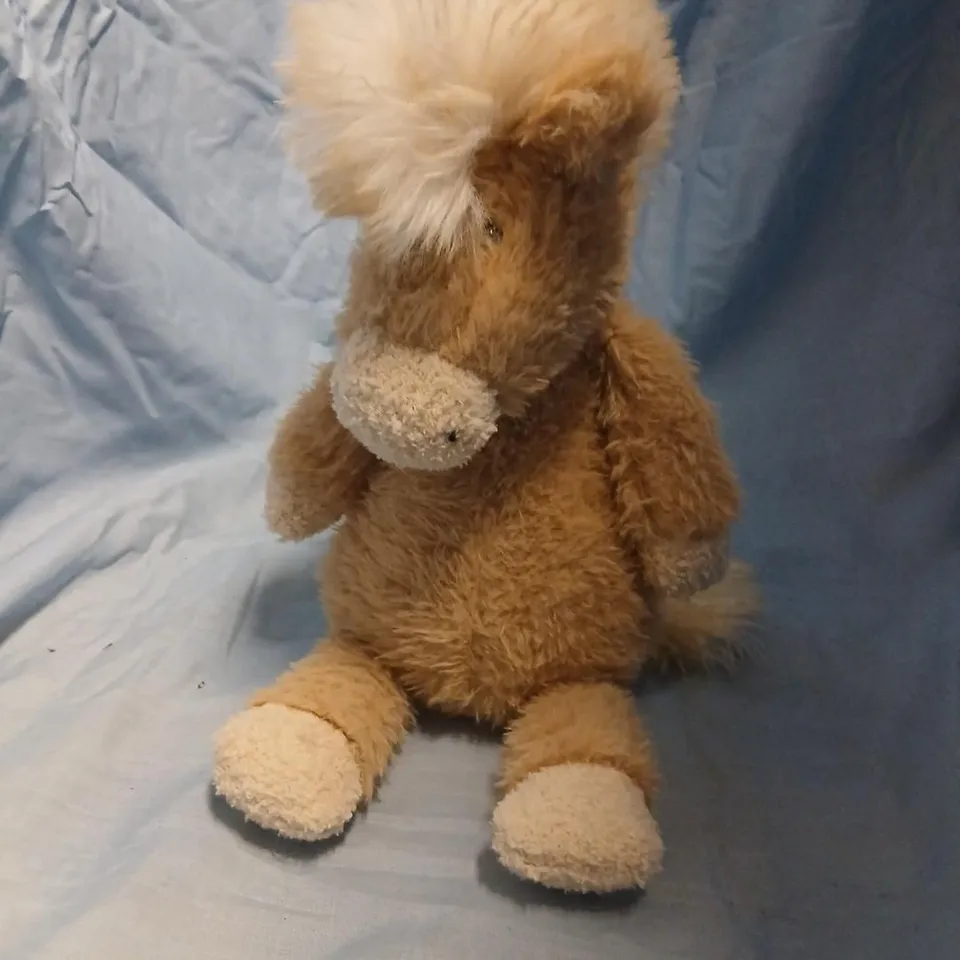 JELLYCAT CANTERBURY PLUSH – BEIGE SOFT TOY WITH LONDON TAG