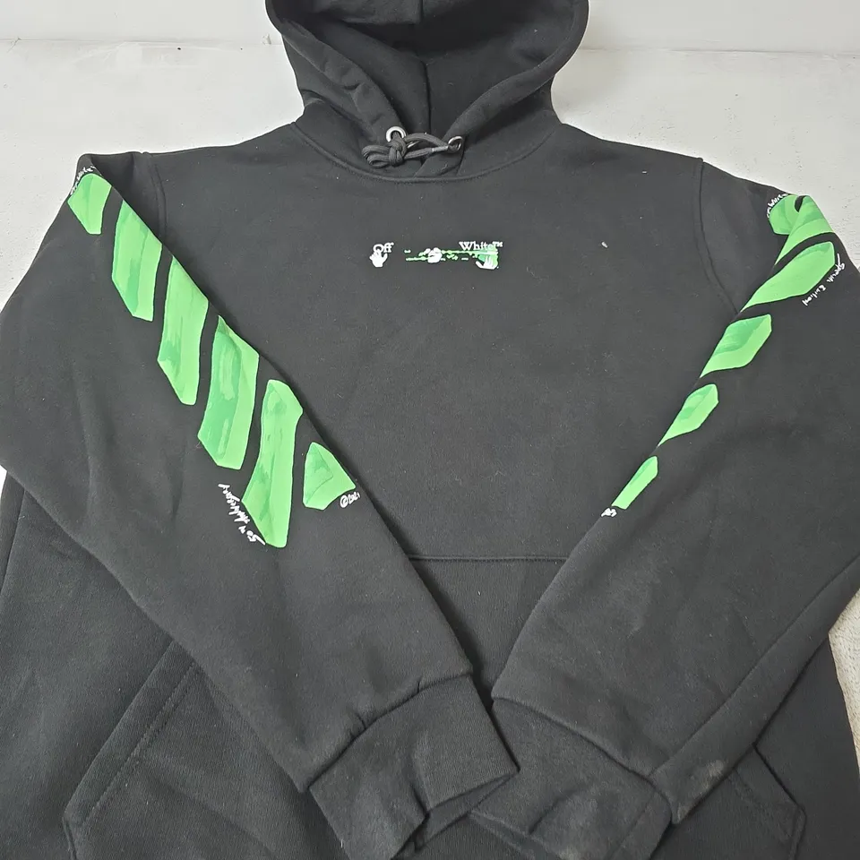 OFF-WHITE CASUAL GRAPHIC HOODIE - SIZE XXL