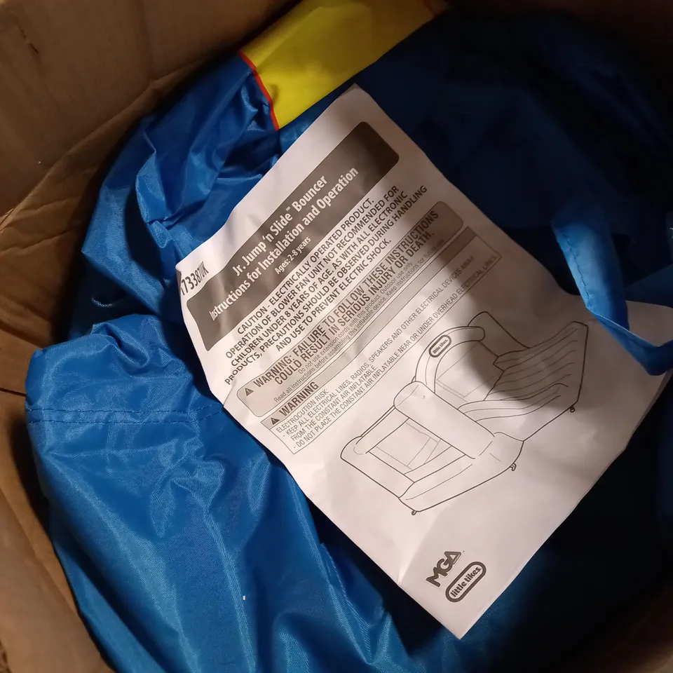 BOXED LITTLE TIKES JUNIOR JUMP AND SLIDE BOUNCY CASTLE RRP £289.99