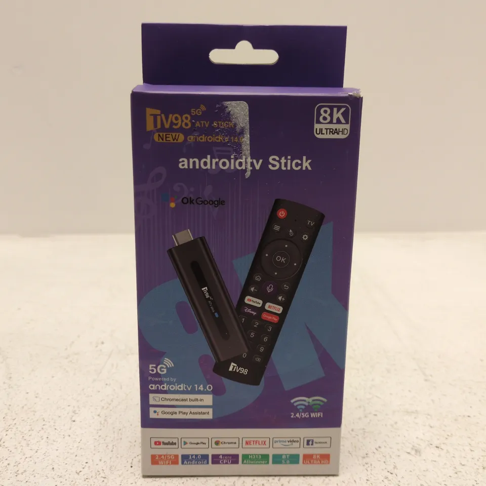 ANDROID TV STICK – TV98, 8K ULTRA HD