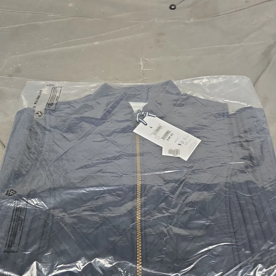 JOULES NAVY BLUE ZIP-FRONT JACKET WITH TAG ATTACHED SIZE 10