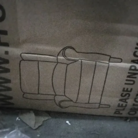 BOXED RECLINER CHAIR - COLOUR UNSPECIFIED 