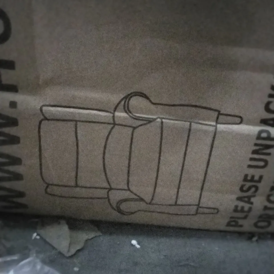 BOXED RECLINER CHAIR - COLOUR UNSPECIFIED 