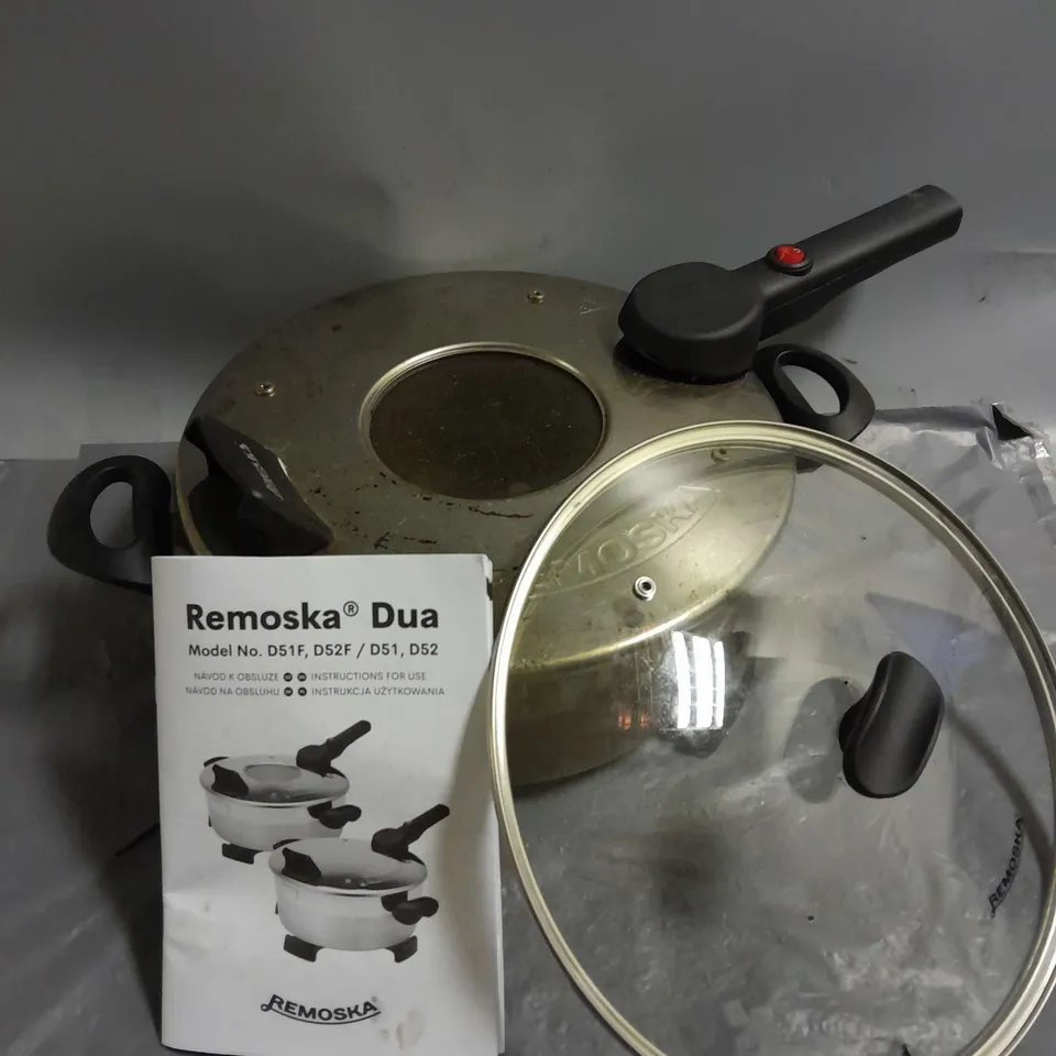 REMOSKA DUA MULTI-PURPOSE PORTABLE OVEN IN SILVER 4L