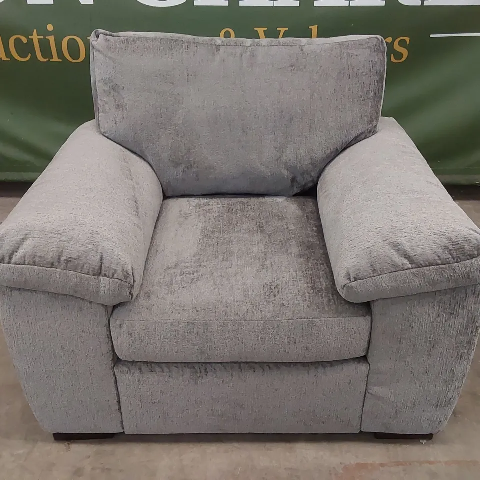 SALERNO FABRIC ARMCHAIR - GREY RRP £449